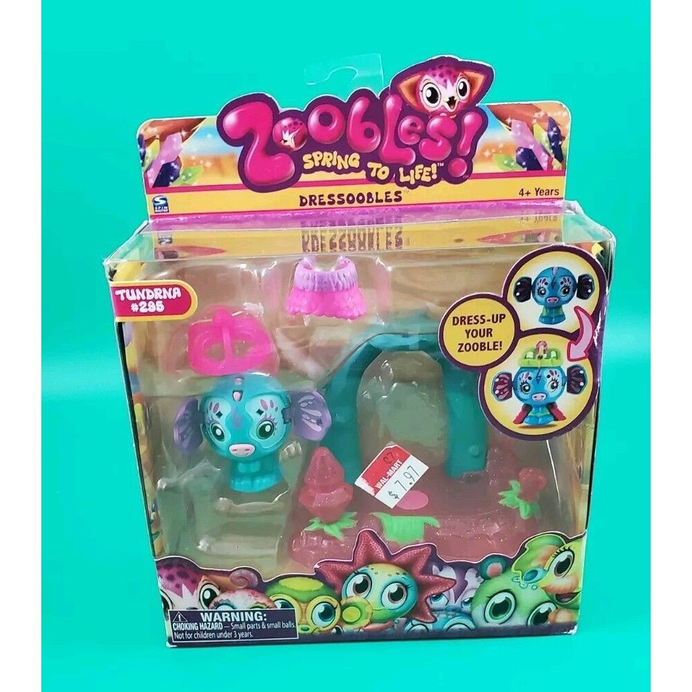 Zoobles Tundrna 295 Dressoobles Spin Master Figurine 2011 Spring To Life NIP